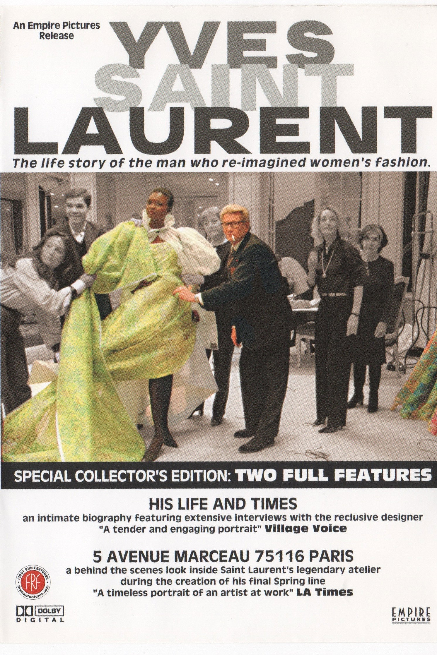Yves Saint Laurent: His Life and Times (2002) poster