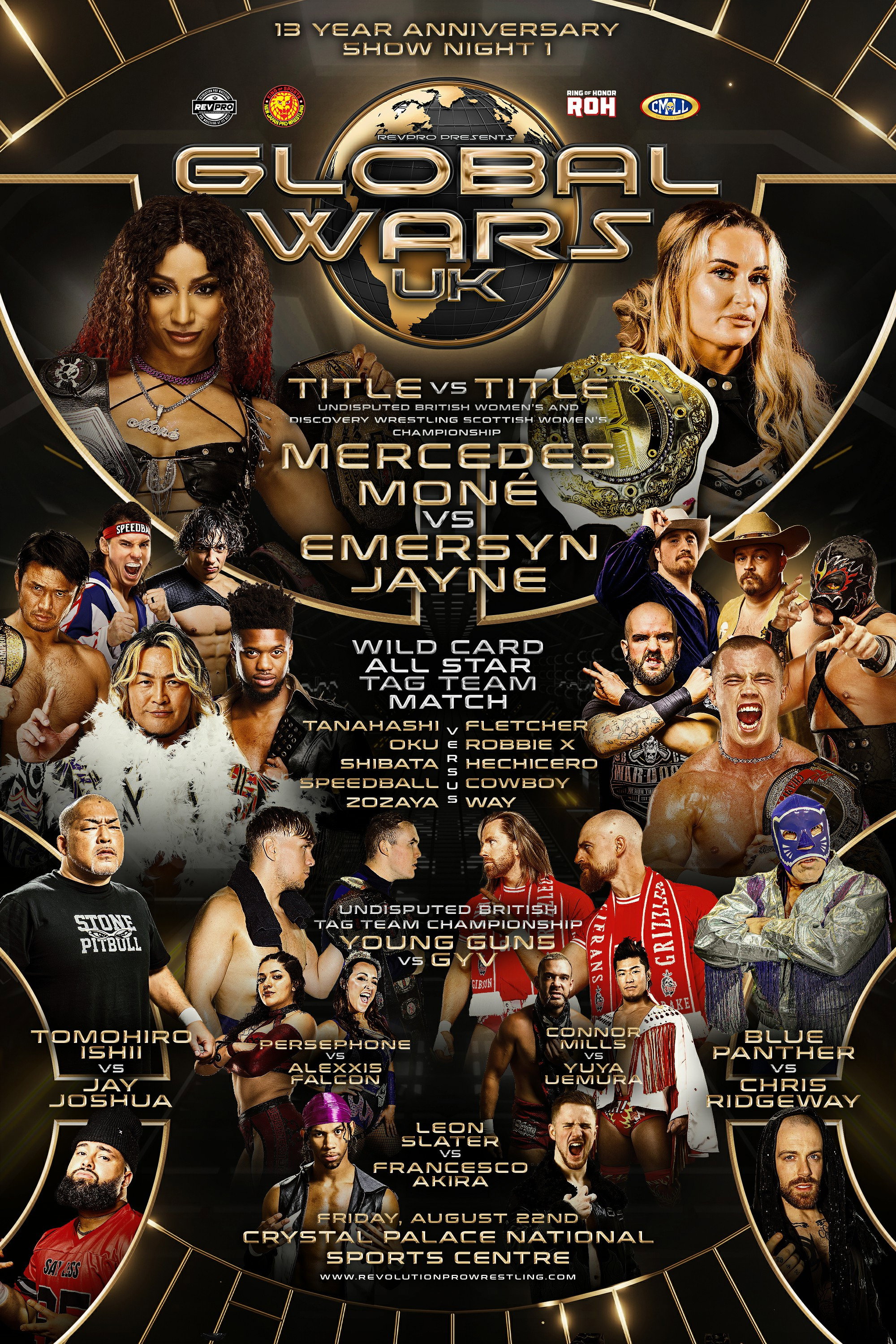 RevPro 13 Year Anniversary Show - Day 1: Global Wars UK (2025) poster