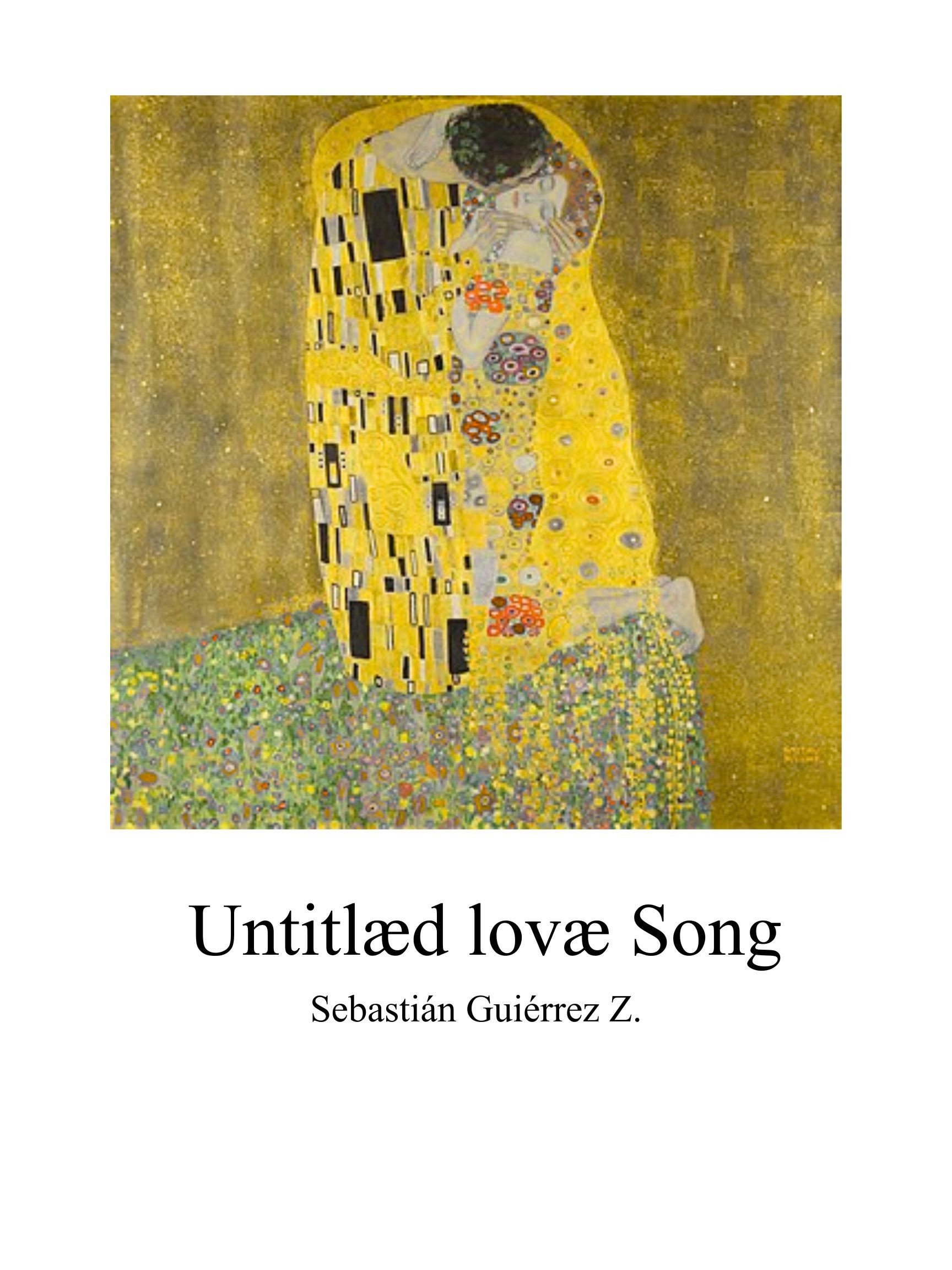 Untitlæd lovæ Song (2026) poster