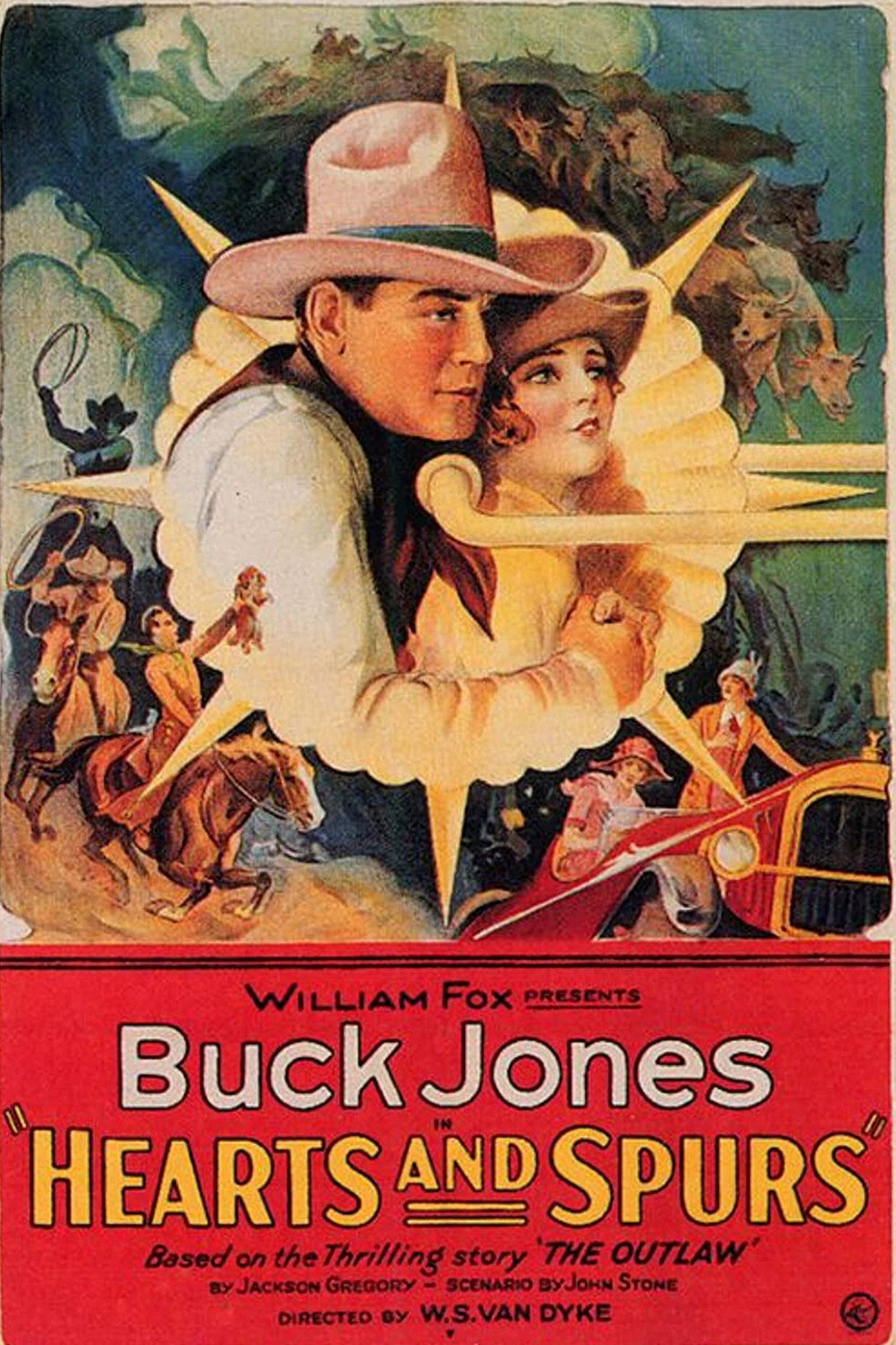 Hearts and Spurs (1925) poster