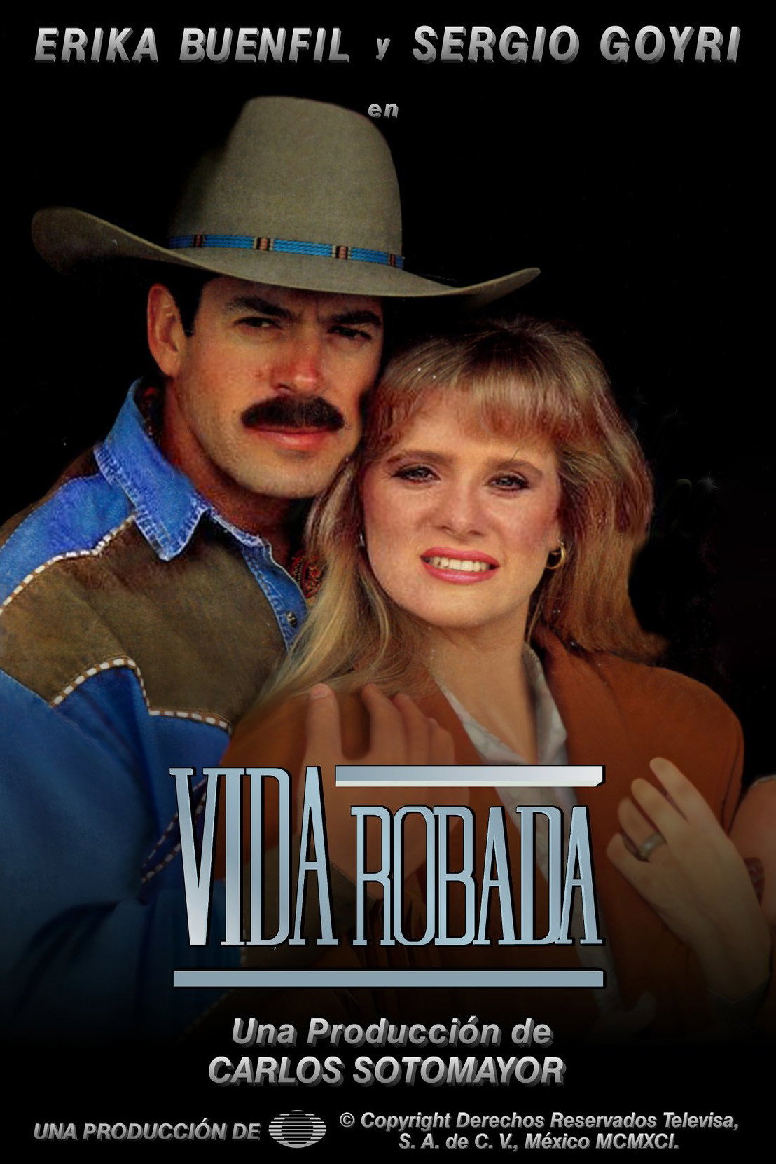 Vida robada (1991) poster