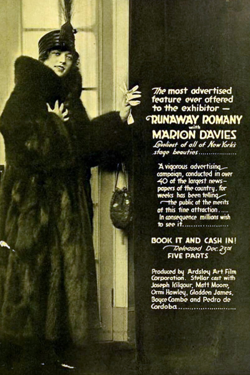 Runaway Romany (1917) poster