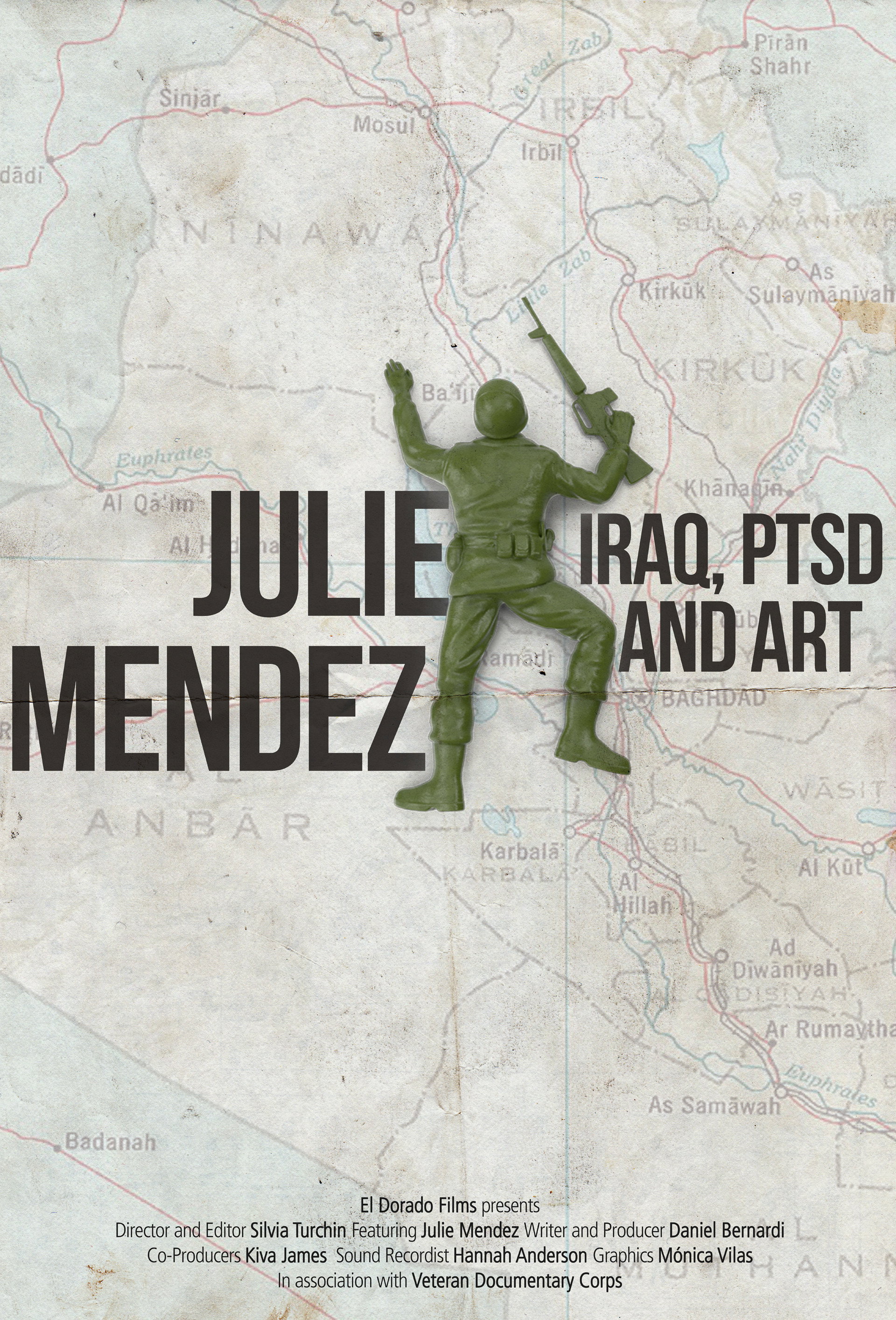 Julie Mendez - from PTSD to Art (2013) poster