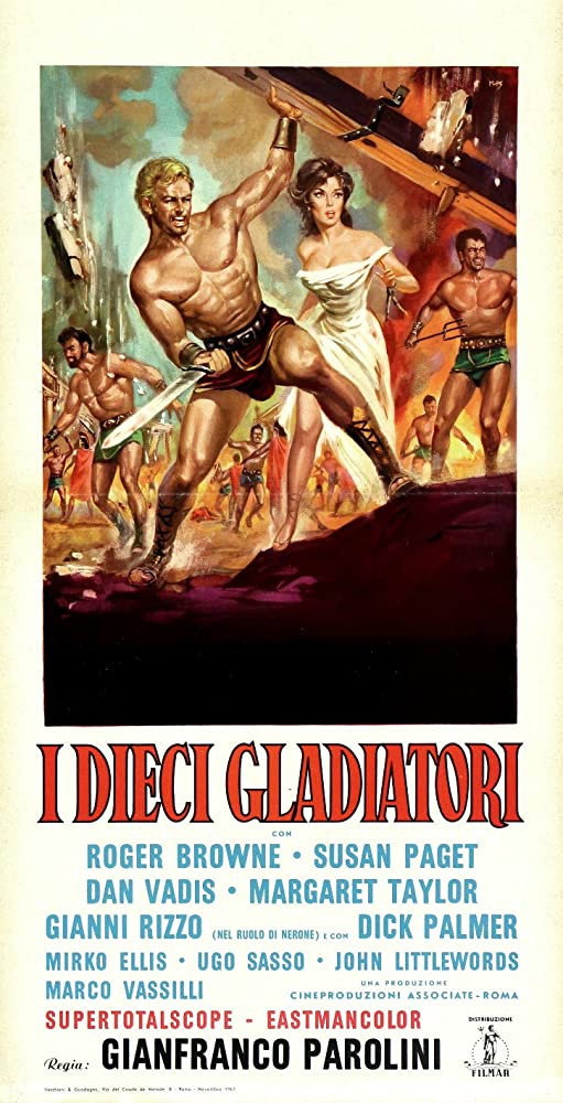 The Ten Gladiators (1963) poster