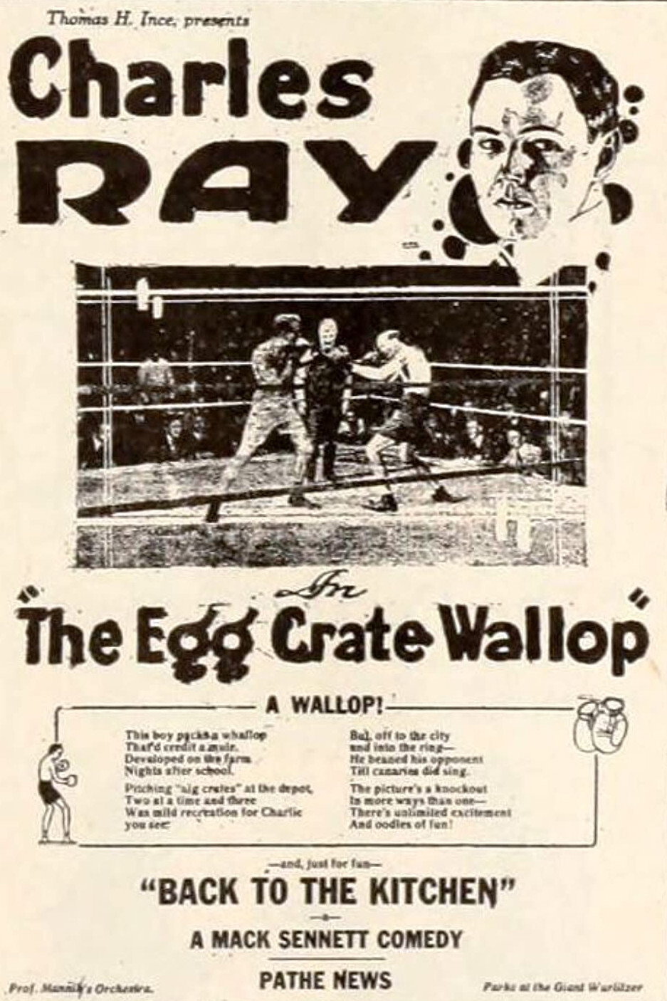 The Egg Crate Wallop (1919) poster