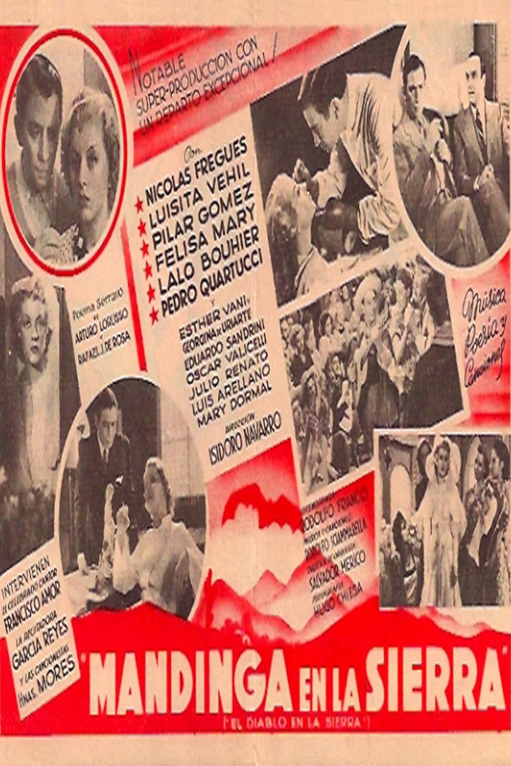 Mandinga en la sierra (1939) poster