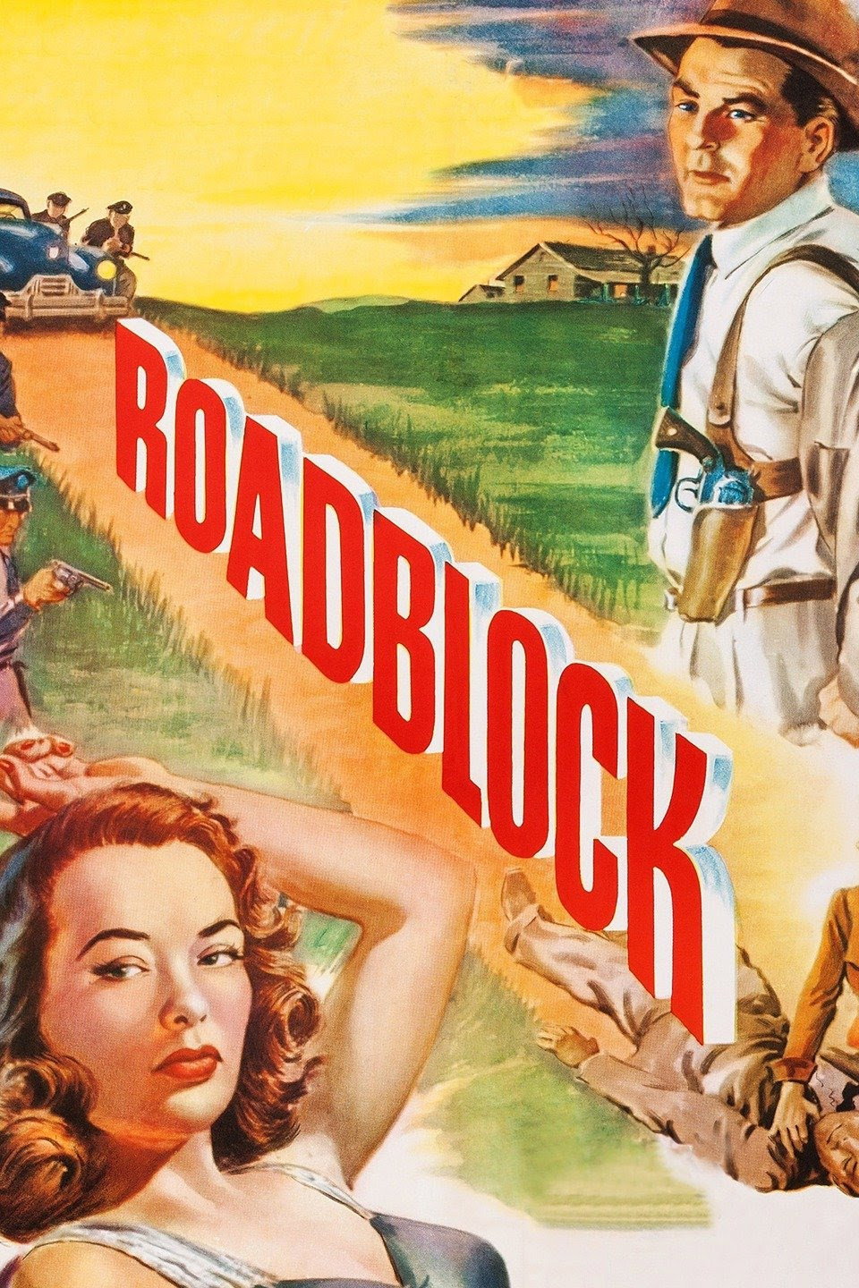 Roadblock (1951) poster
