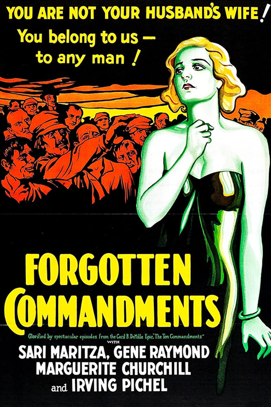 Forgotten Commandments (1932) poster