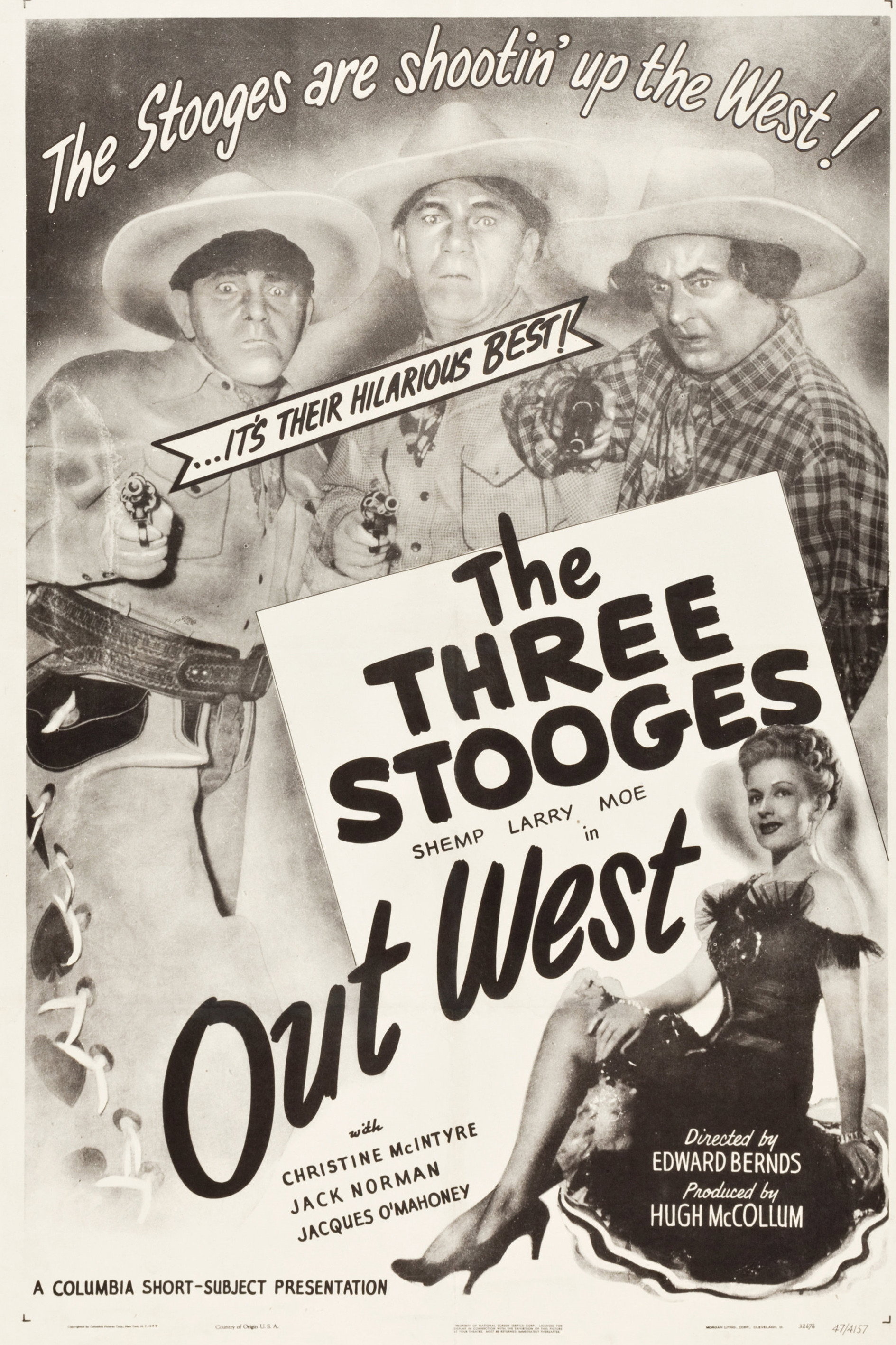 Out West (1947) poster