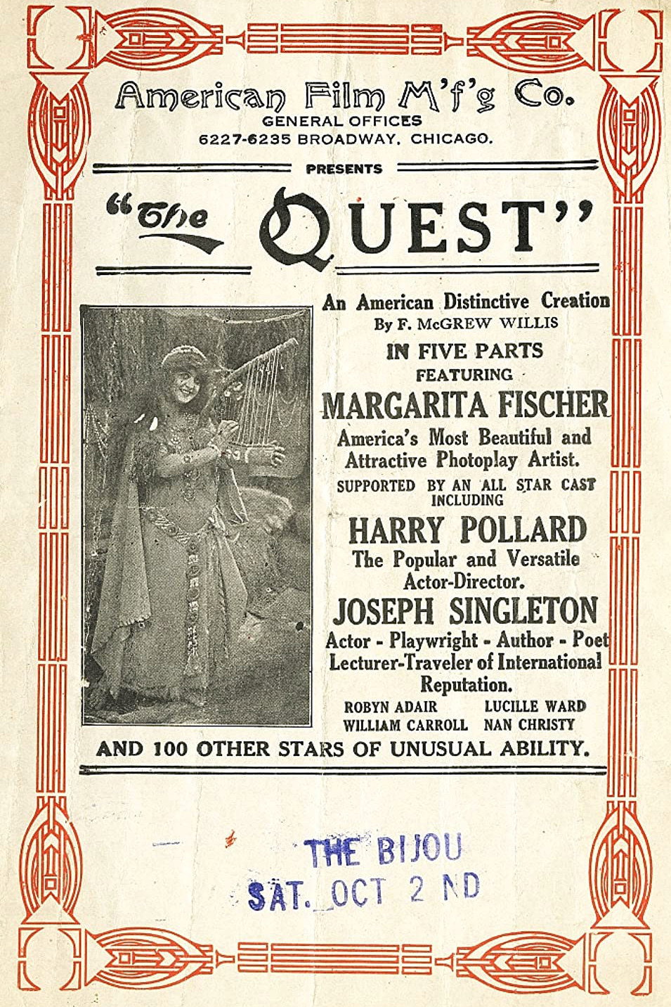 The Quest (1915) poster