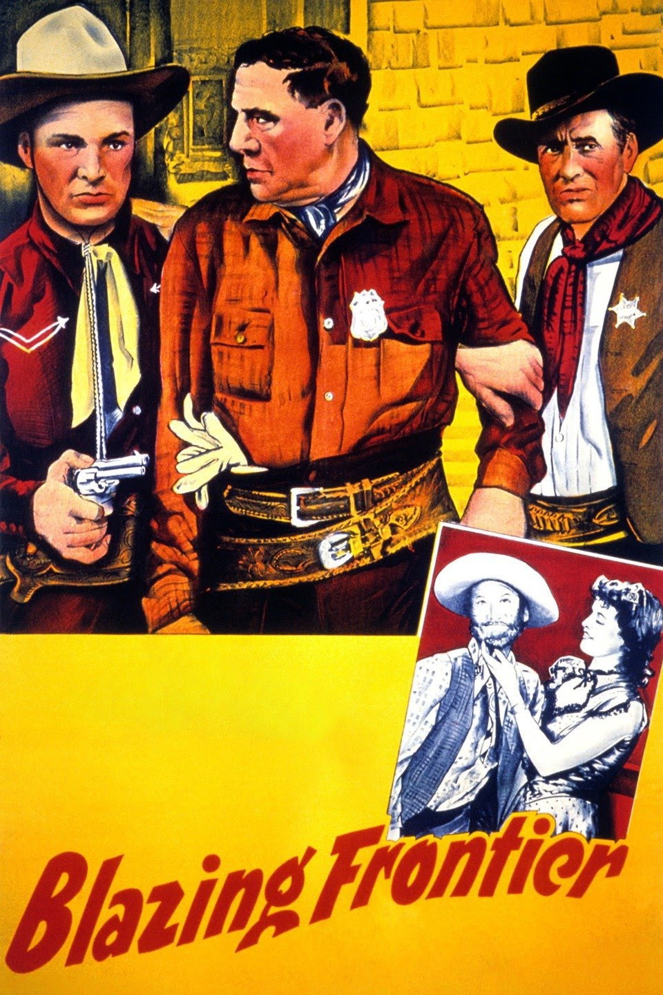 Blazing Frontier (1943) poster