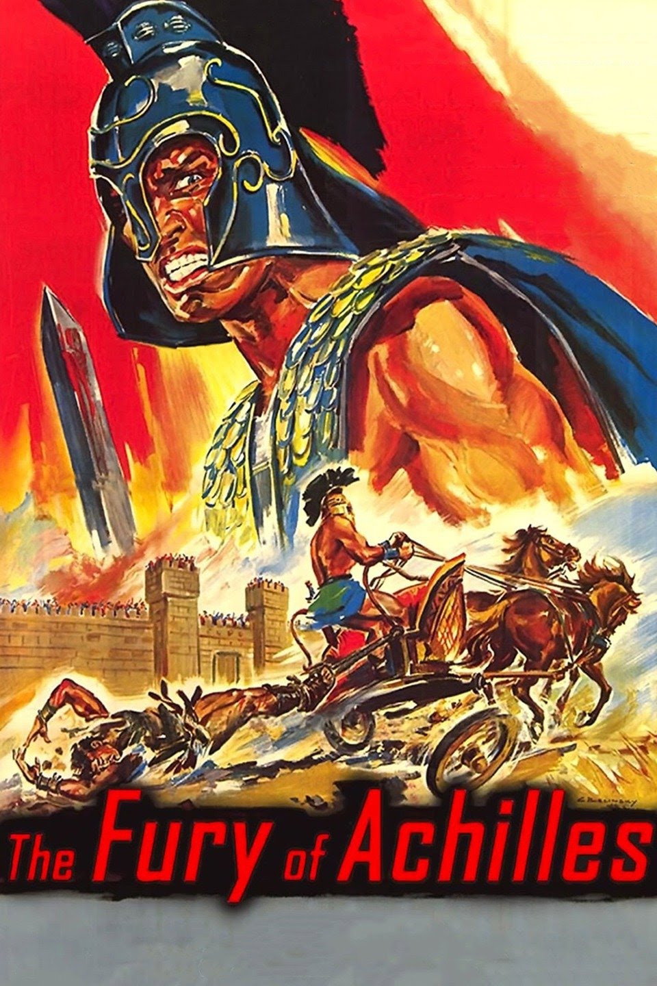 The Fury of Achilles (1962) poster