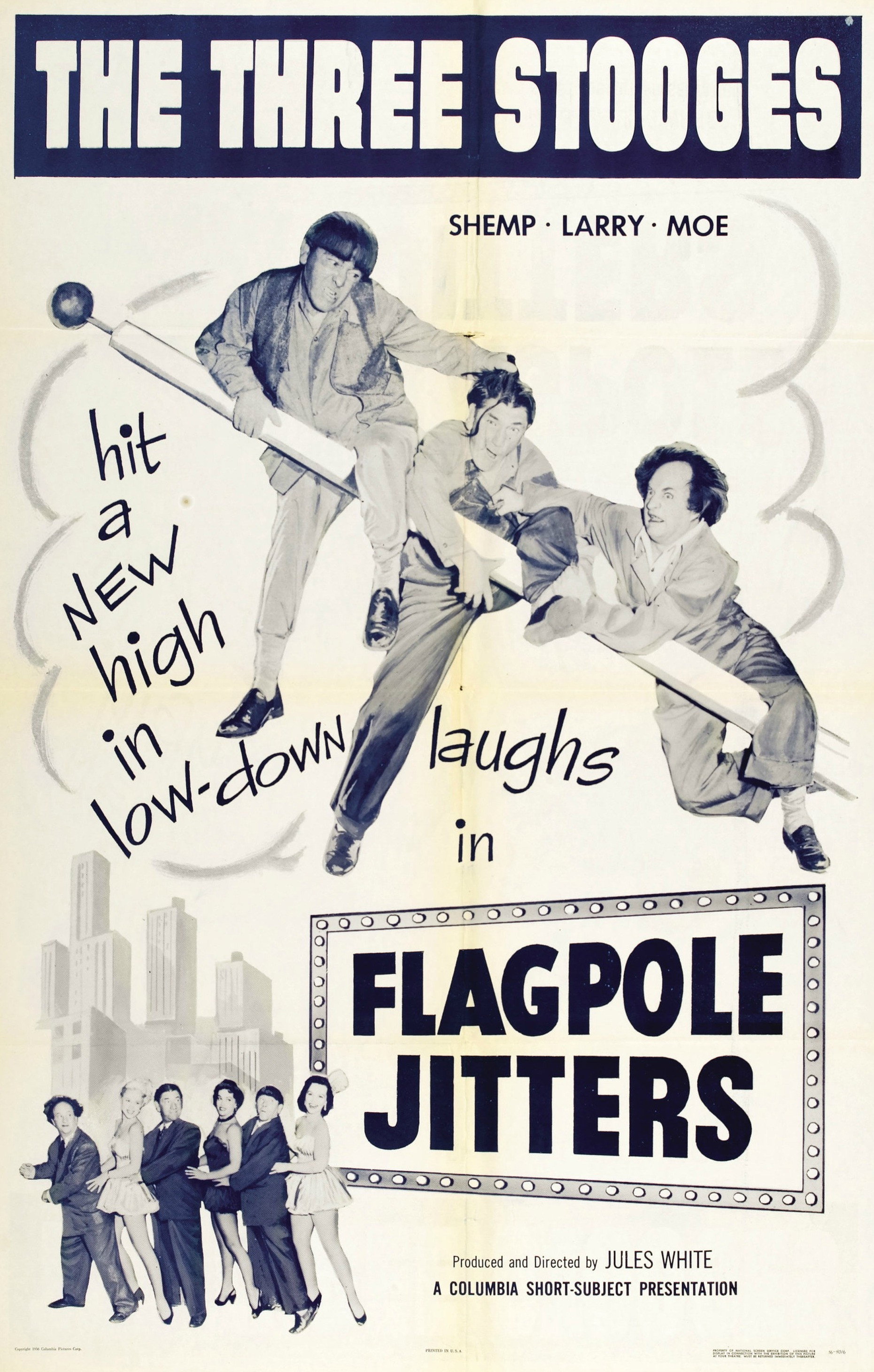 Flagpole Jitters (1956) poster
