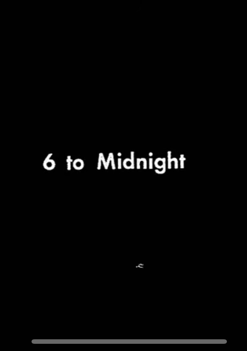 6 to Midnight (1974) poster