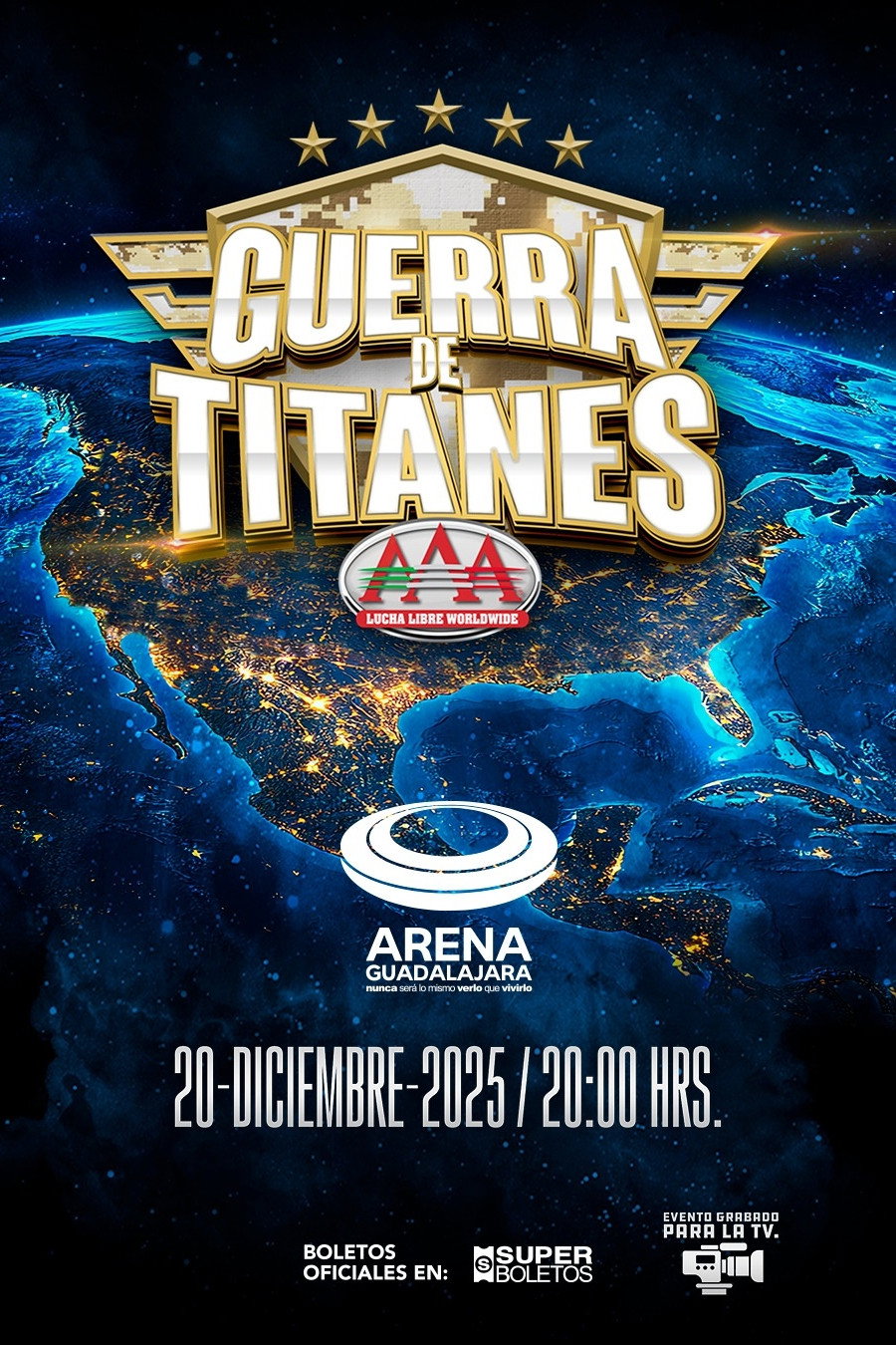 AAA Guerra de Titanes (2025) poster