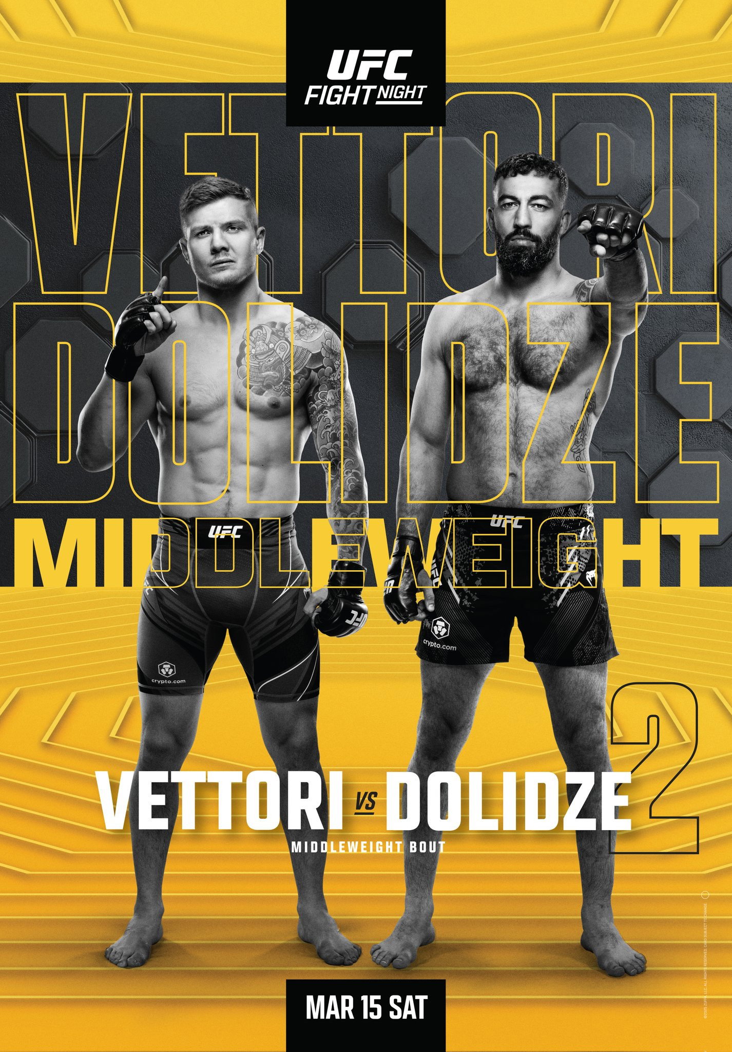 UFC Fight Night 254: Vettori vs. Dolidze 2 (2025) poster