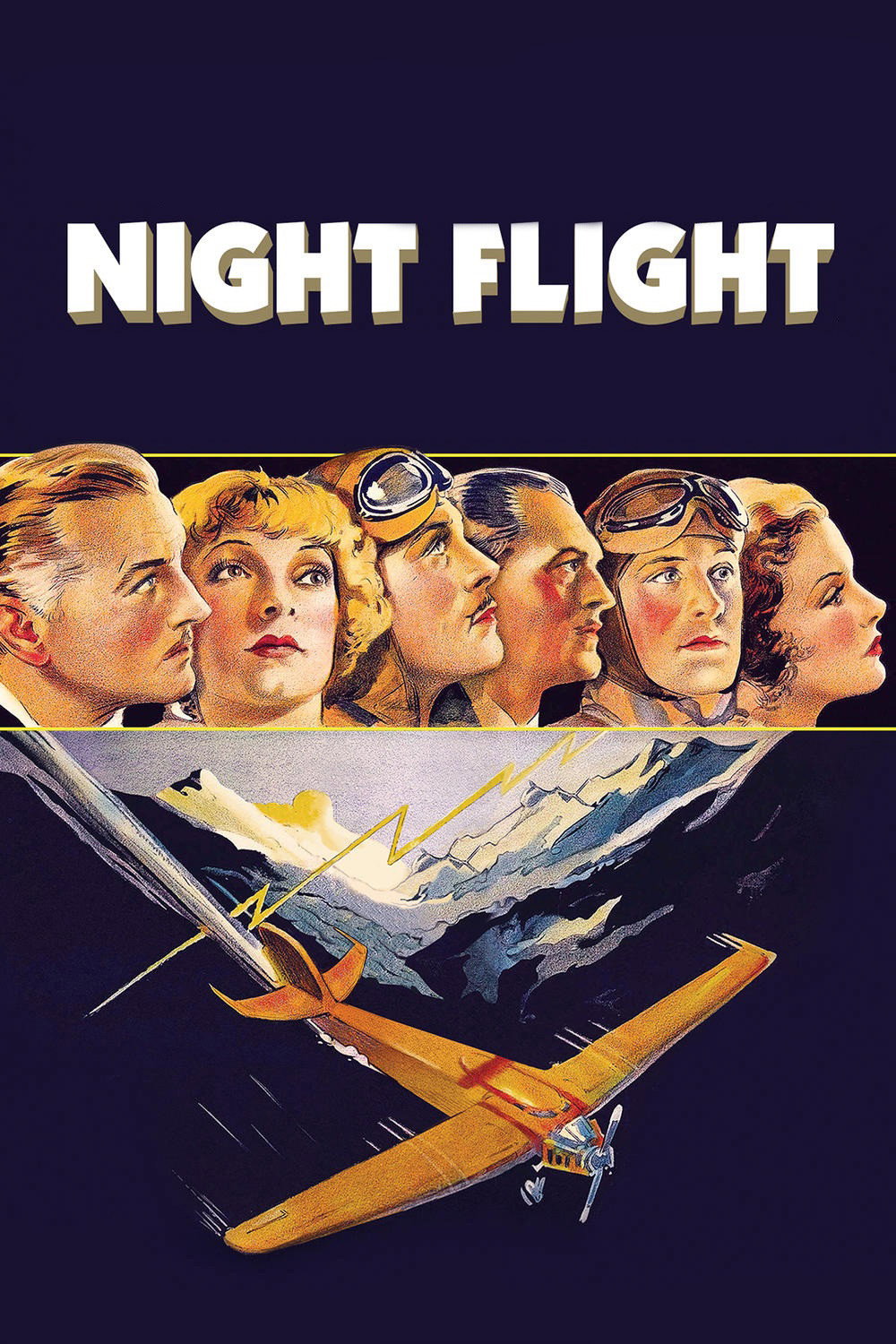 Night Flight (1933) poster