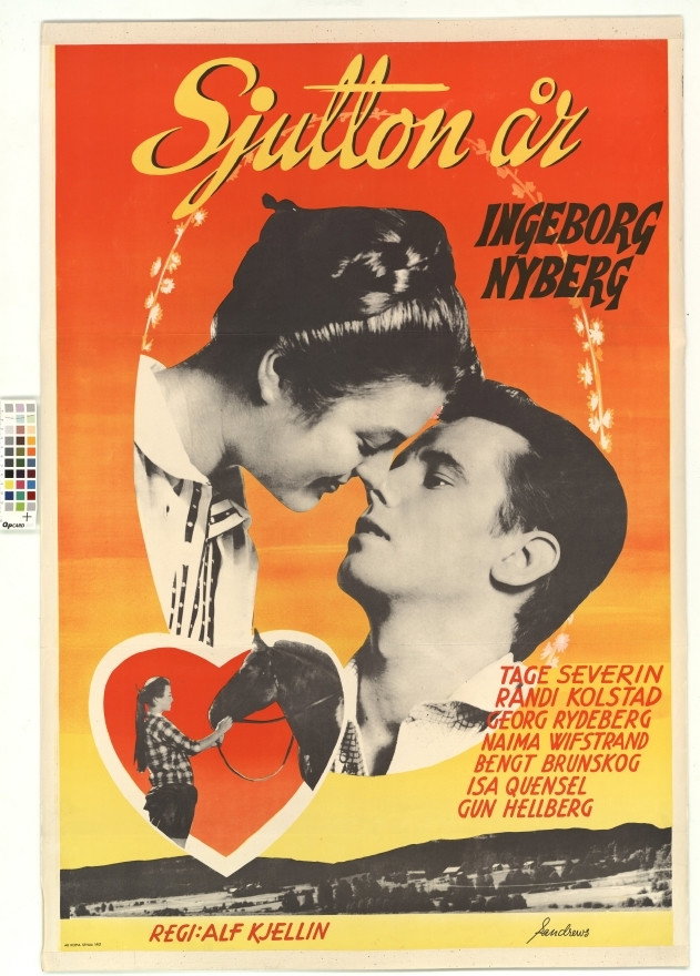 Sjutton år (1957) poster
