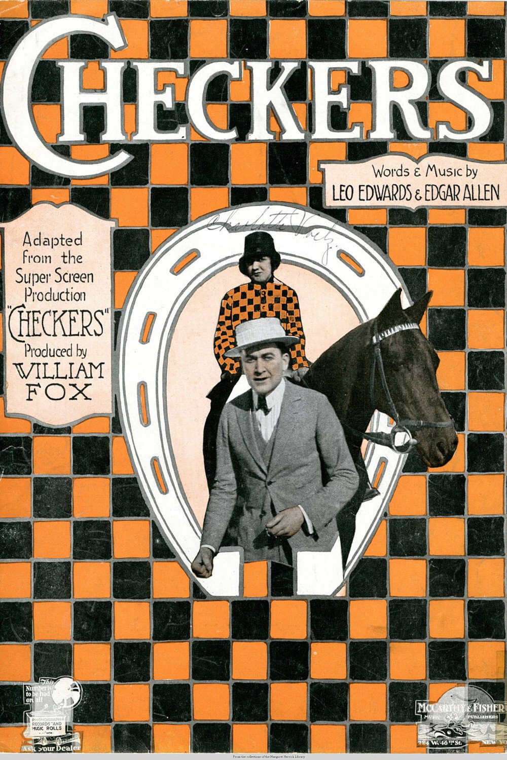 Checkers (1919) poster