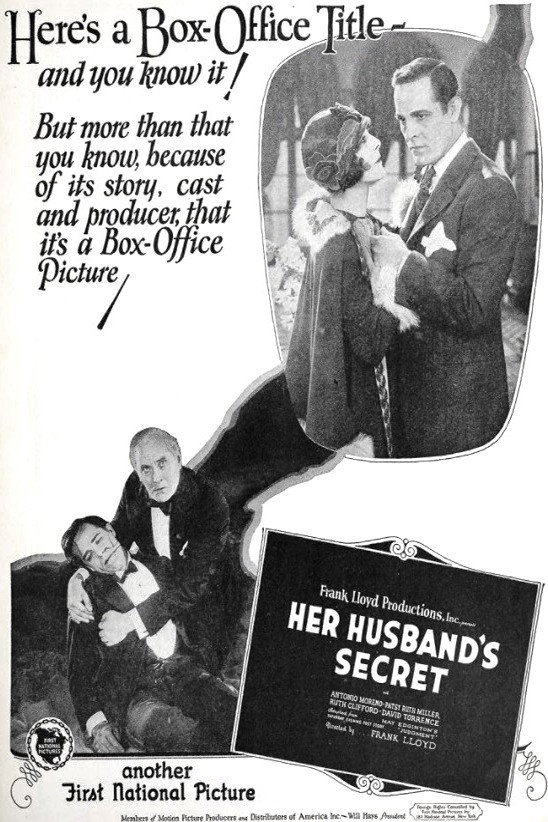 Her Husband's Secret (1925) poster