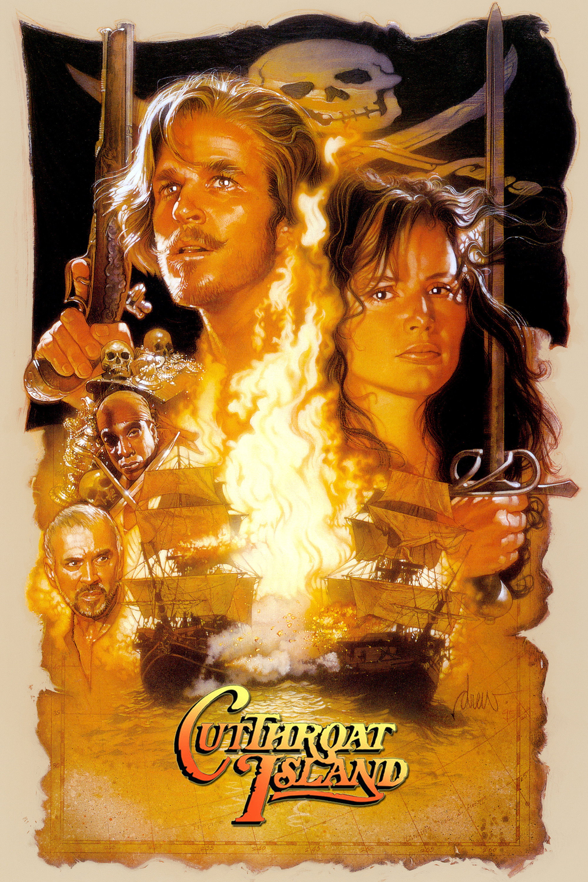 Cutthroat Island (1995) poster