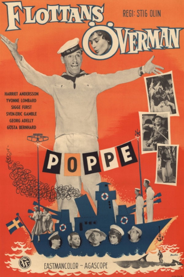 Flottans överman (1958) poster