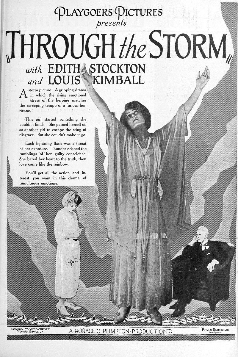 Through the Storm (1922) poster