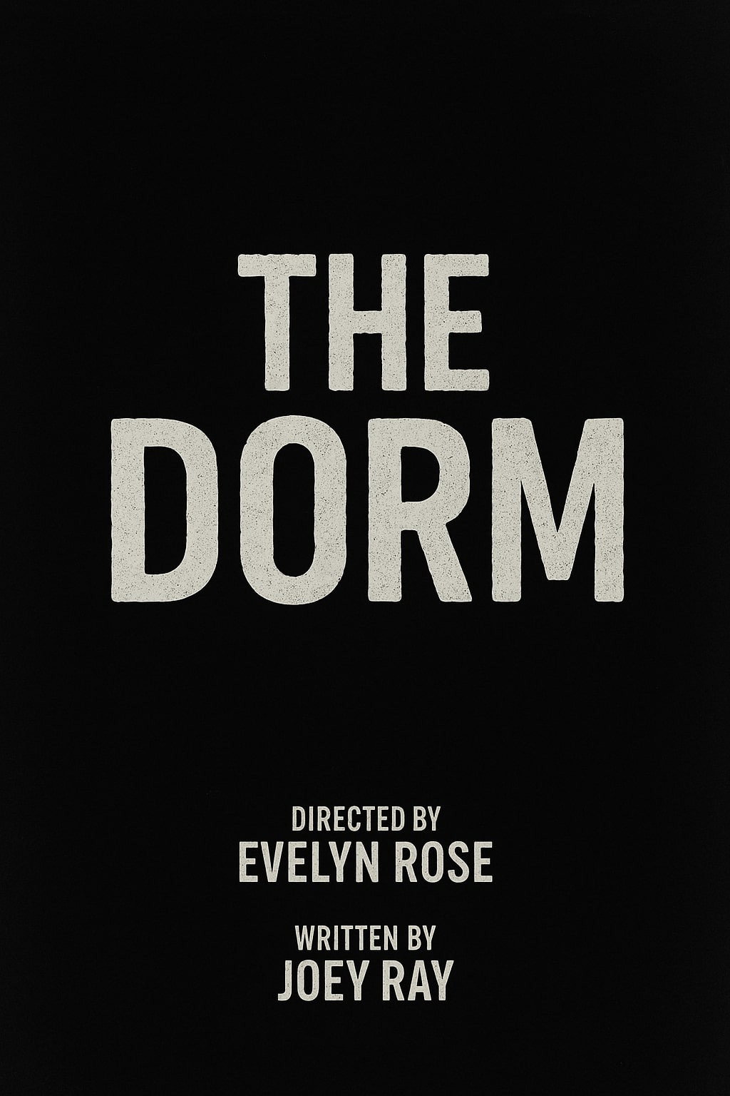 The Dorm (2026) poster