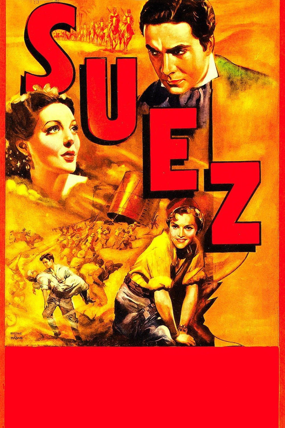 Suez (1938) poster