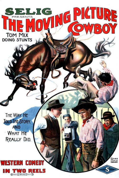 The Moving Picture Cowboy (1914) poster