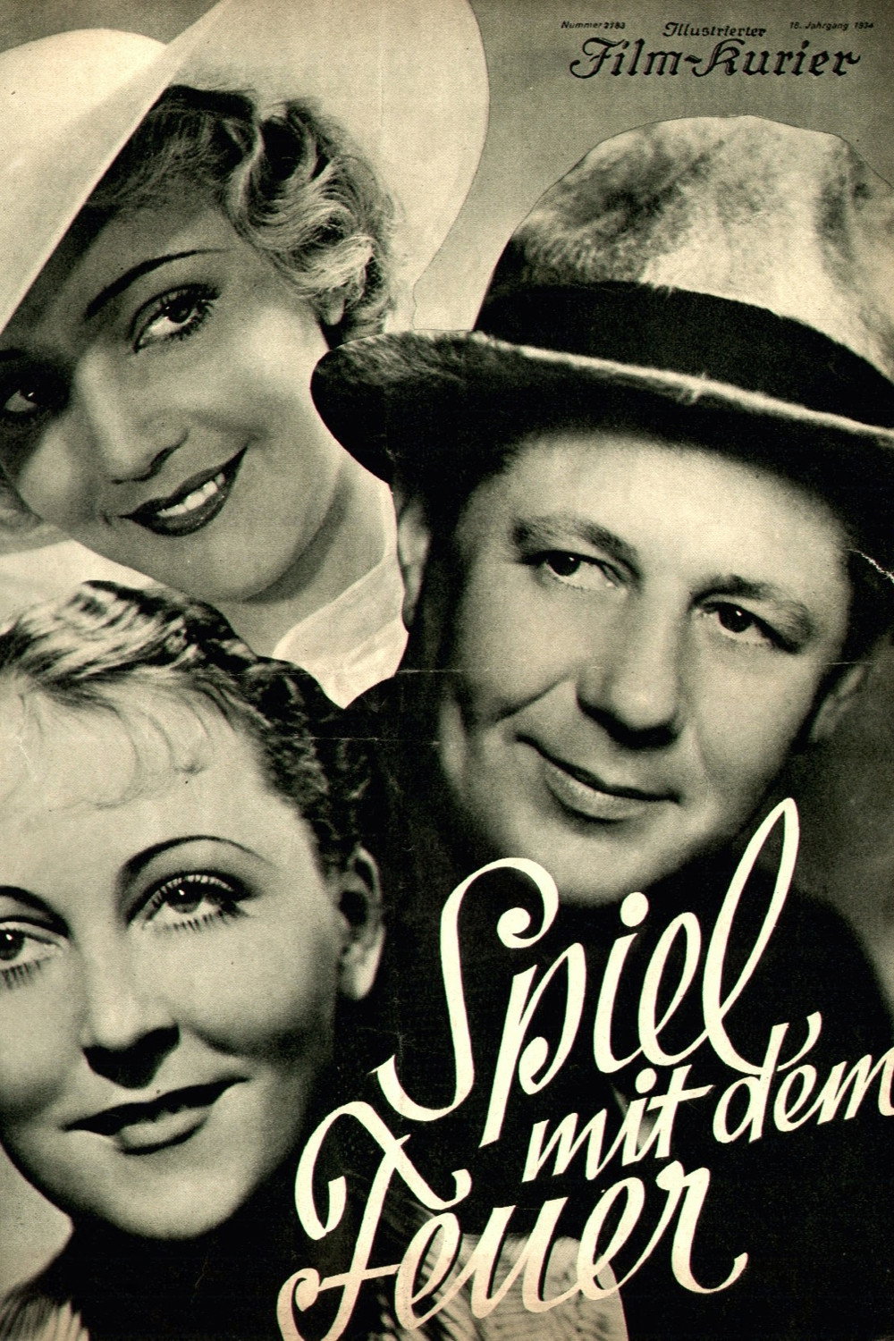 Playing with Fire (1934) poster