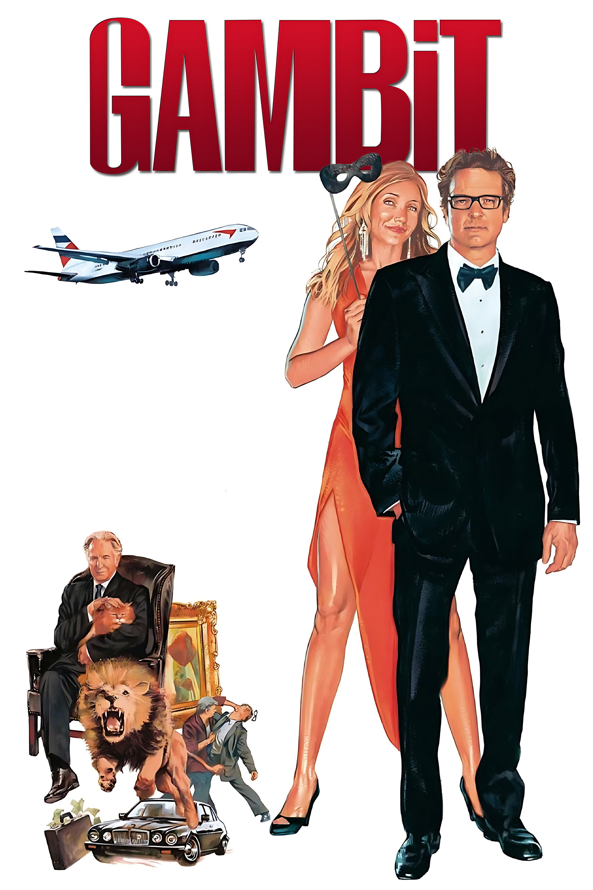 Gambit (2012) poster