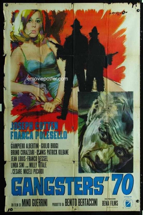 Gangsters '70 (1968) poster