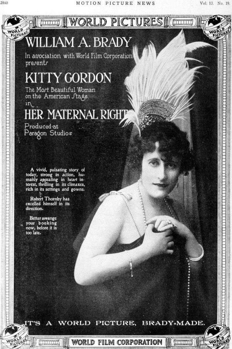 Her Maternal Right (1916) poster