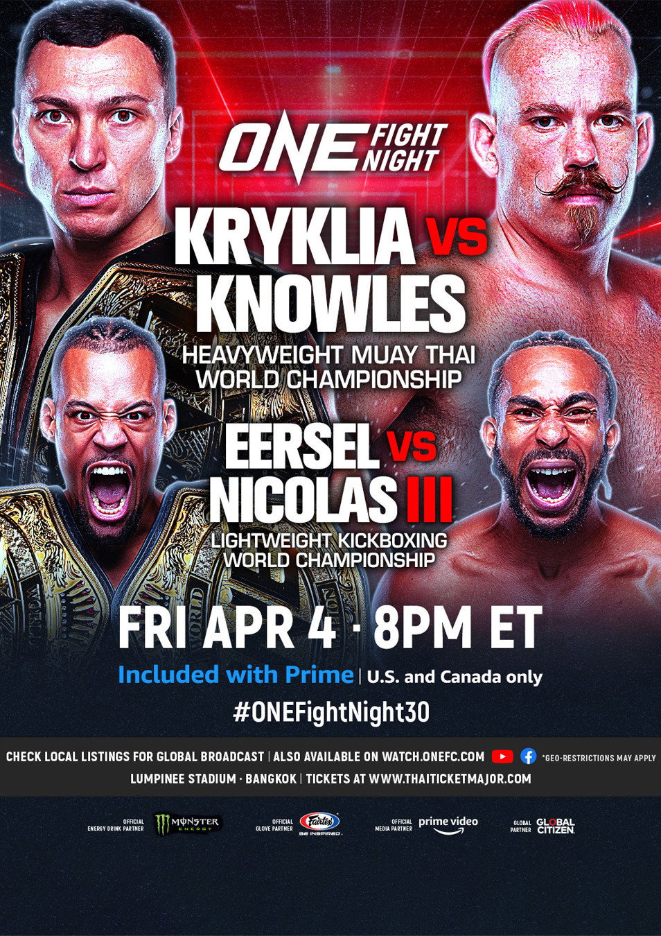 ONE Fight Night 30: Kryklia vs. Knowles (2025) poster