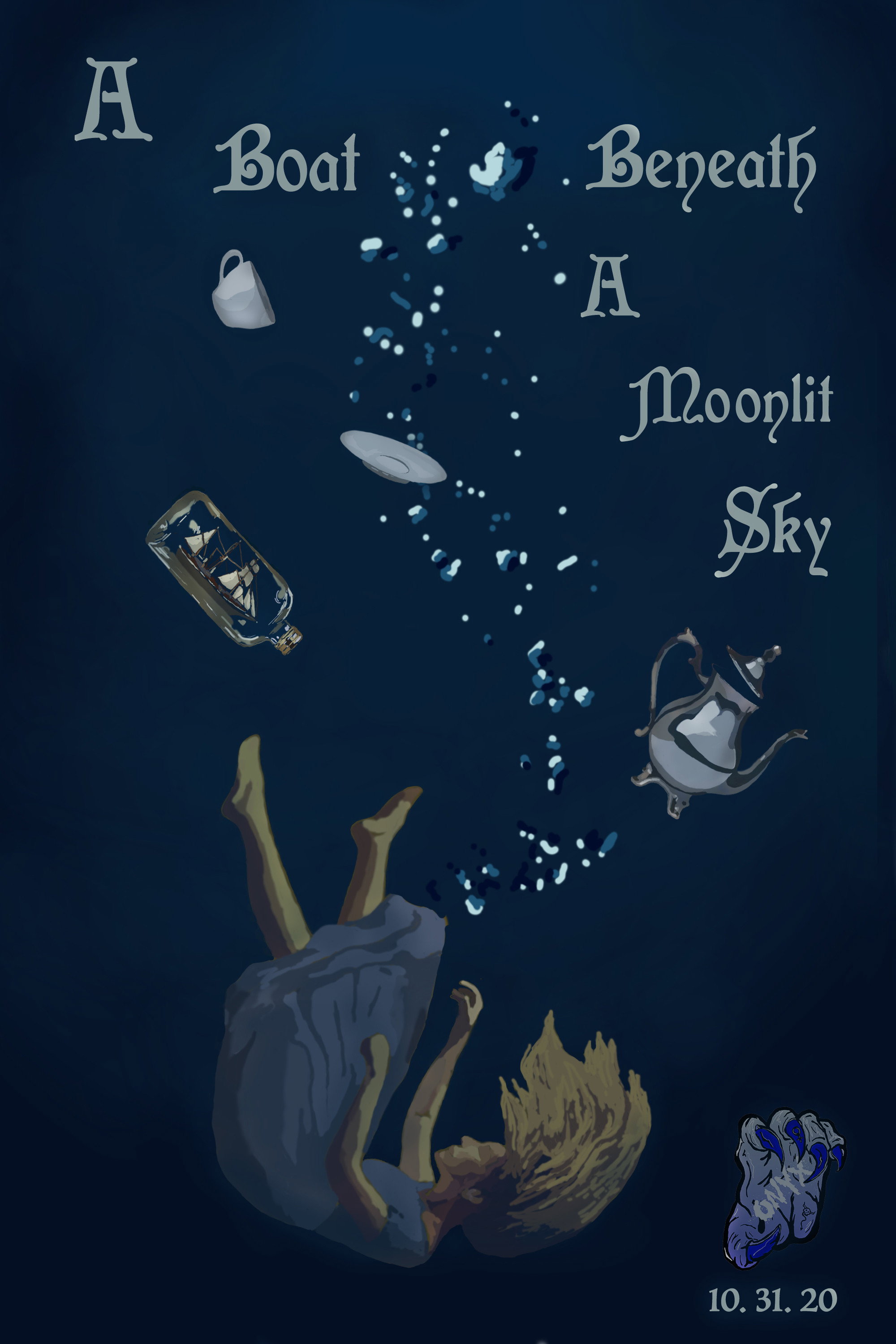 A Boat, Beneath A Moonlit Sky (2020) poster
