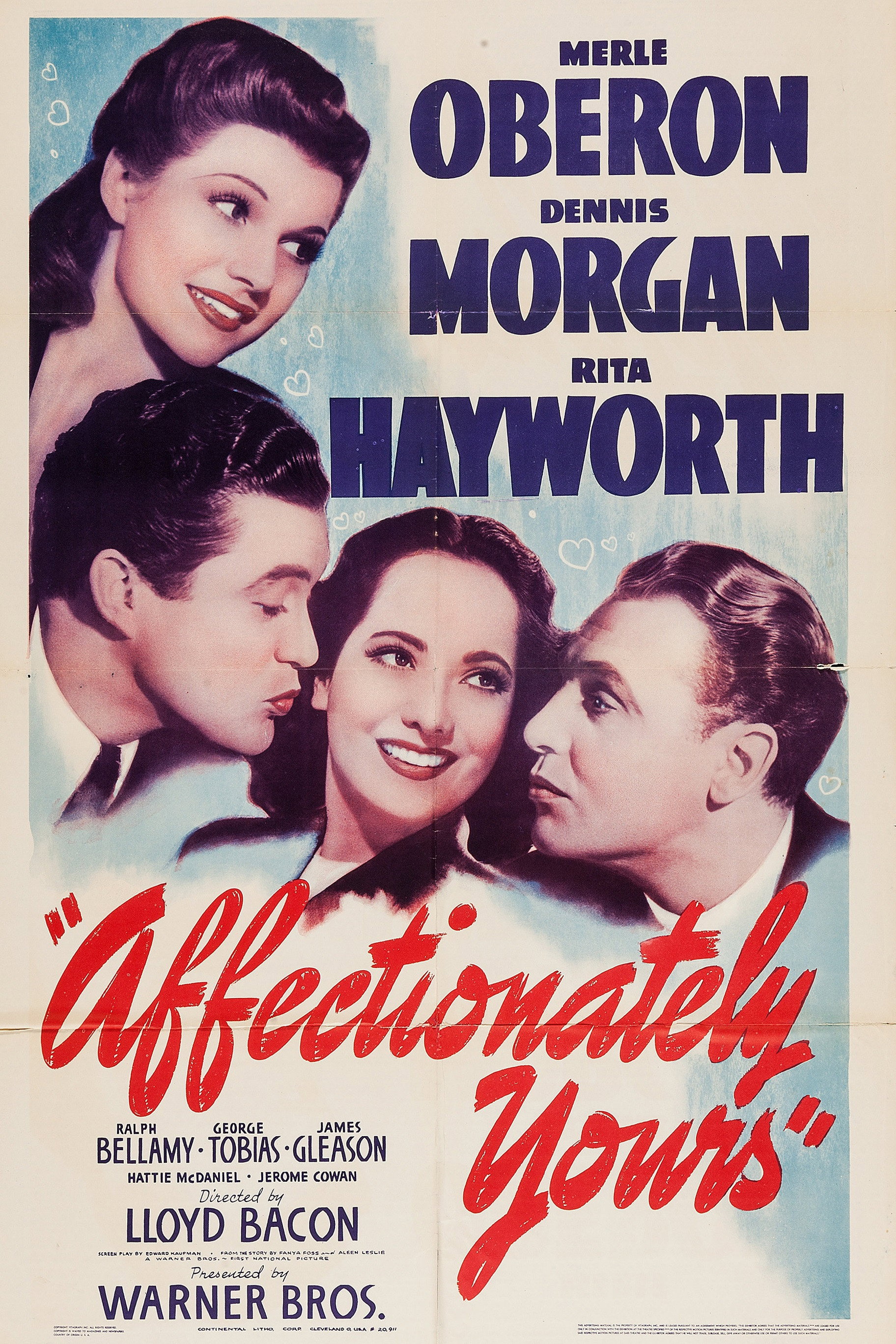 Affectionately Yours (1941) poster