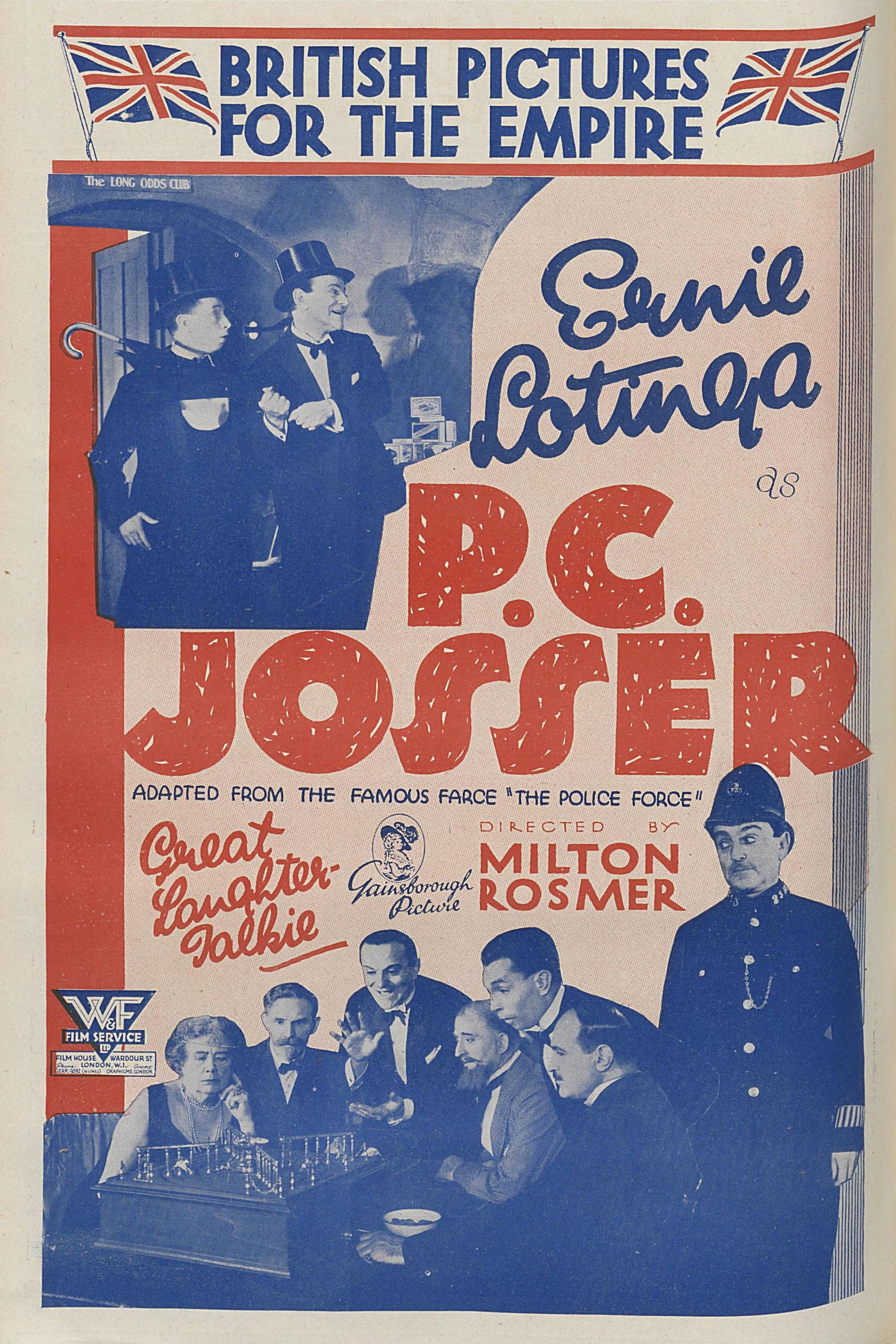 P.C. Josser (1931) poster