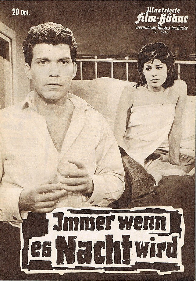 Immer wenn es Nacht wird (1961) poster