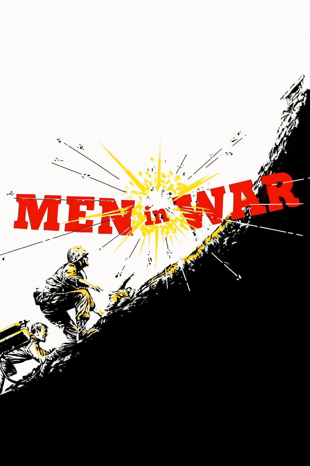 Men in War (1957) poster