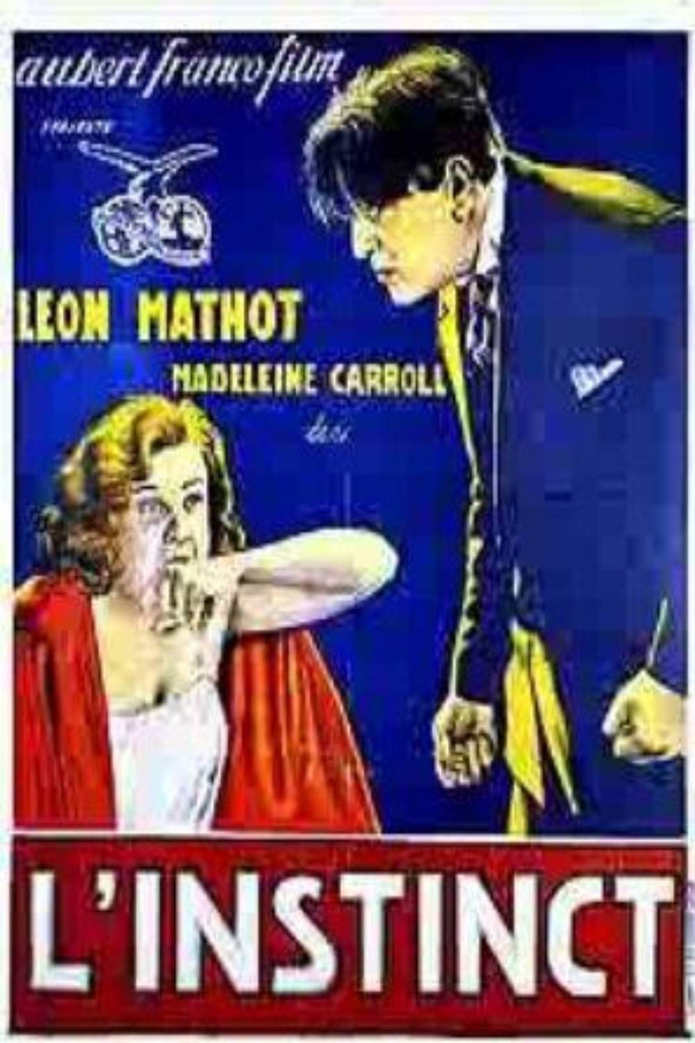 L'instinct (1930) poster