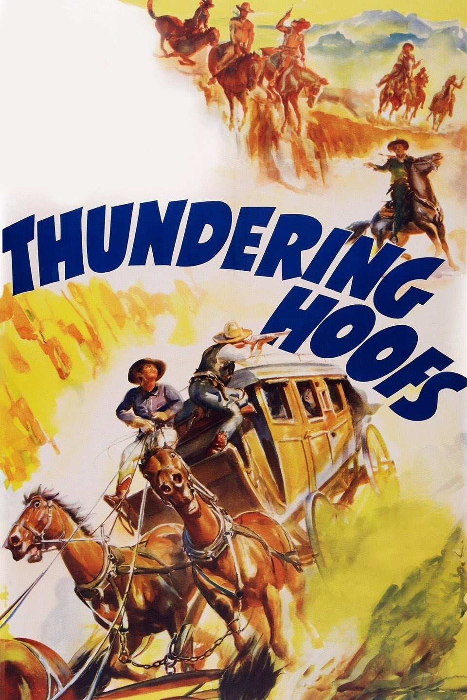 Thundering Hoofs (1942) poster
