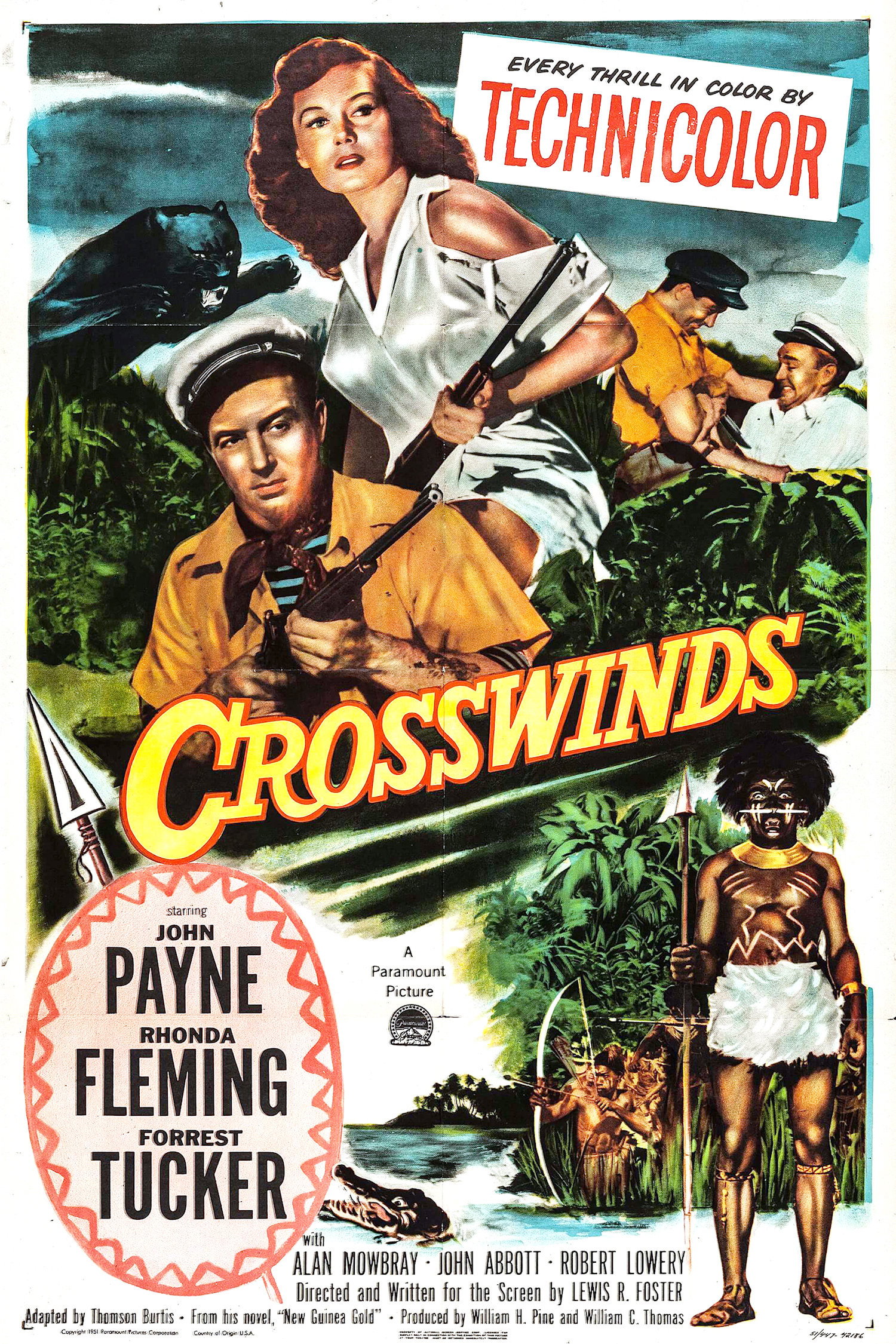 Crosswinds (1951) poster
