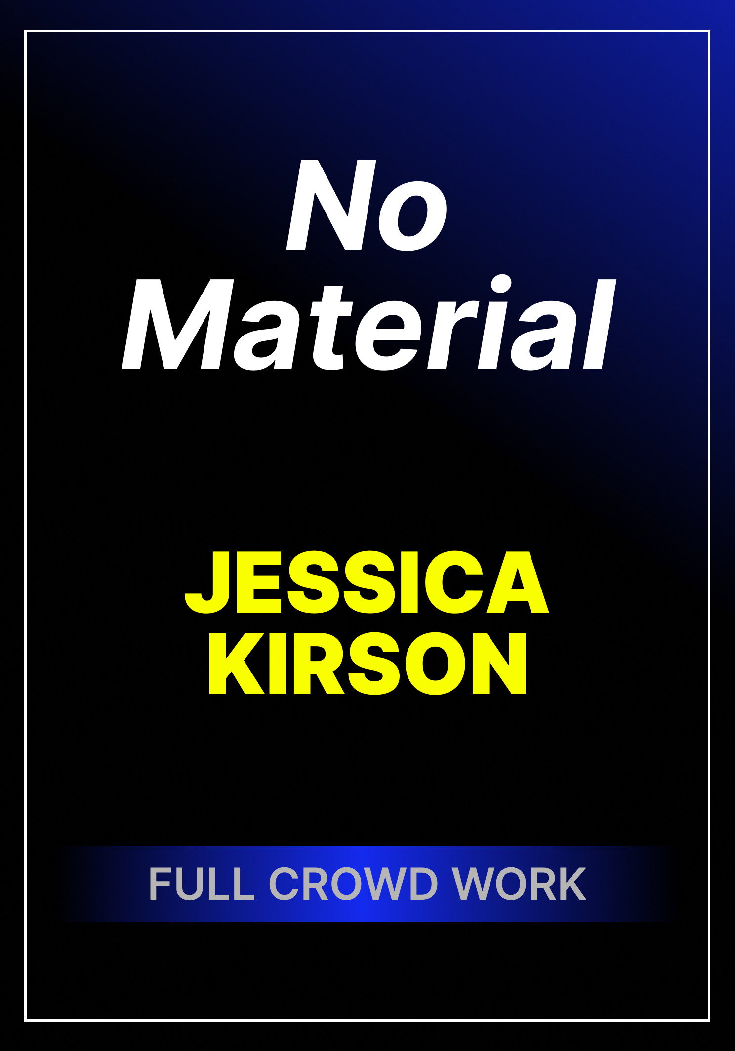 No Material (2023) poster