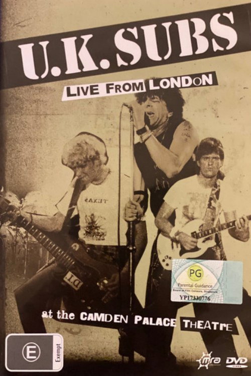 U.K. Subs - Live From London At The Camden Palace Theatre (1985) poster