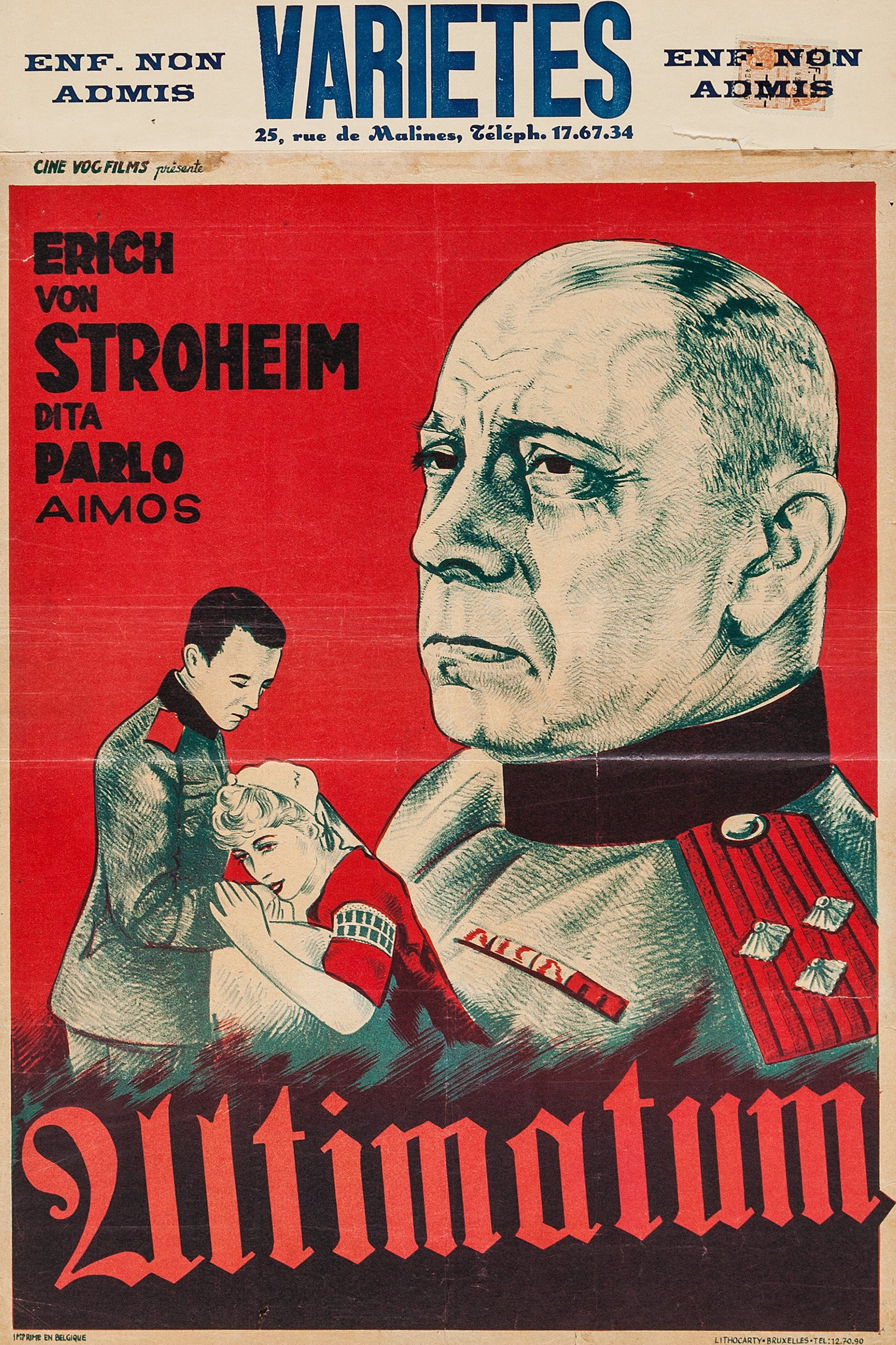Ultimatum (1938) poster