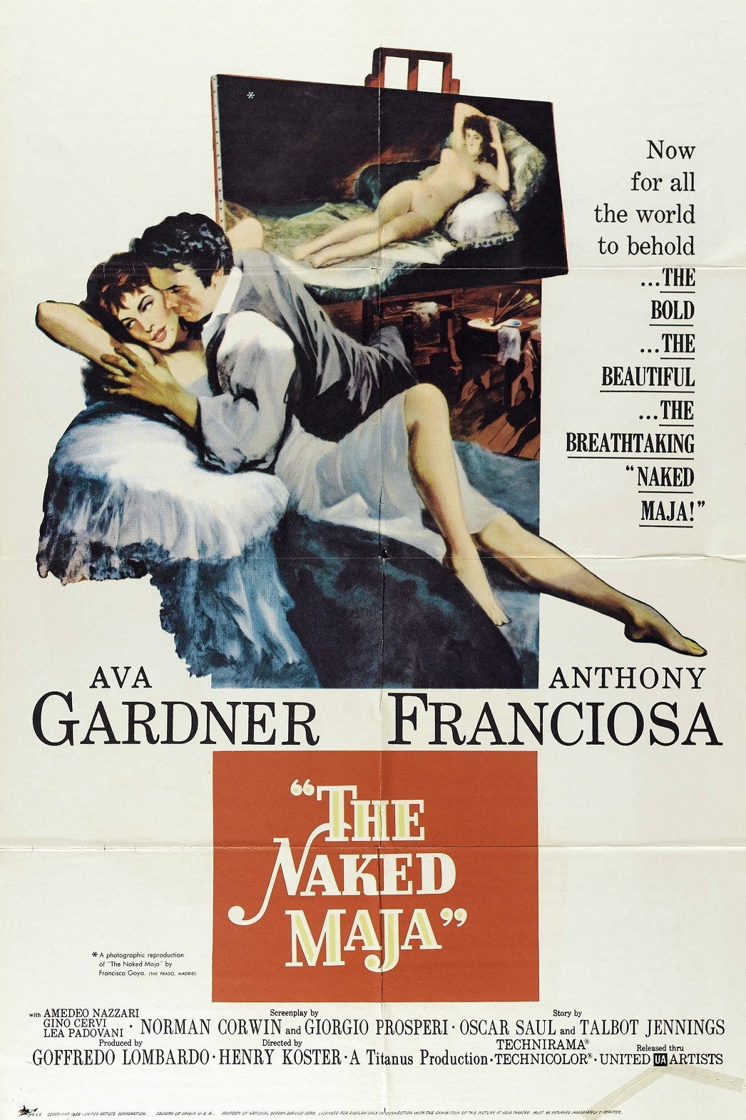 The Naked Maja (1958) poster