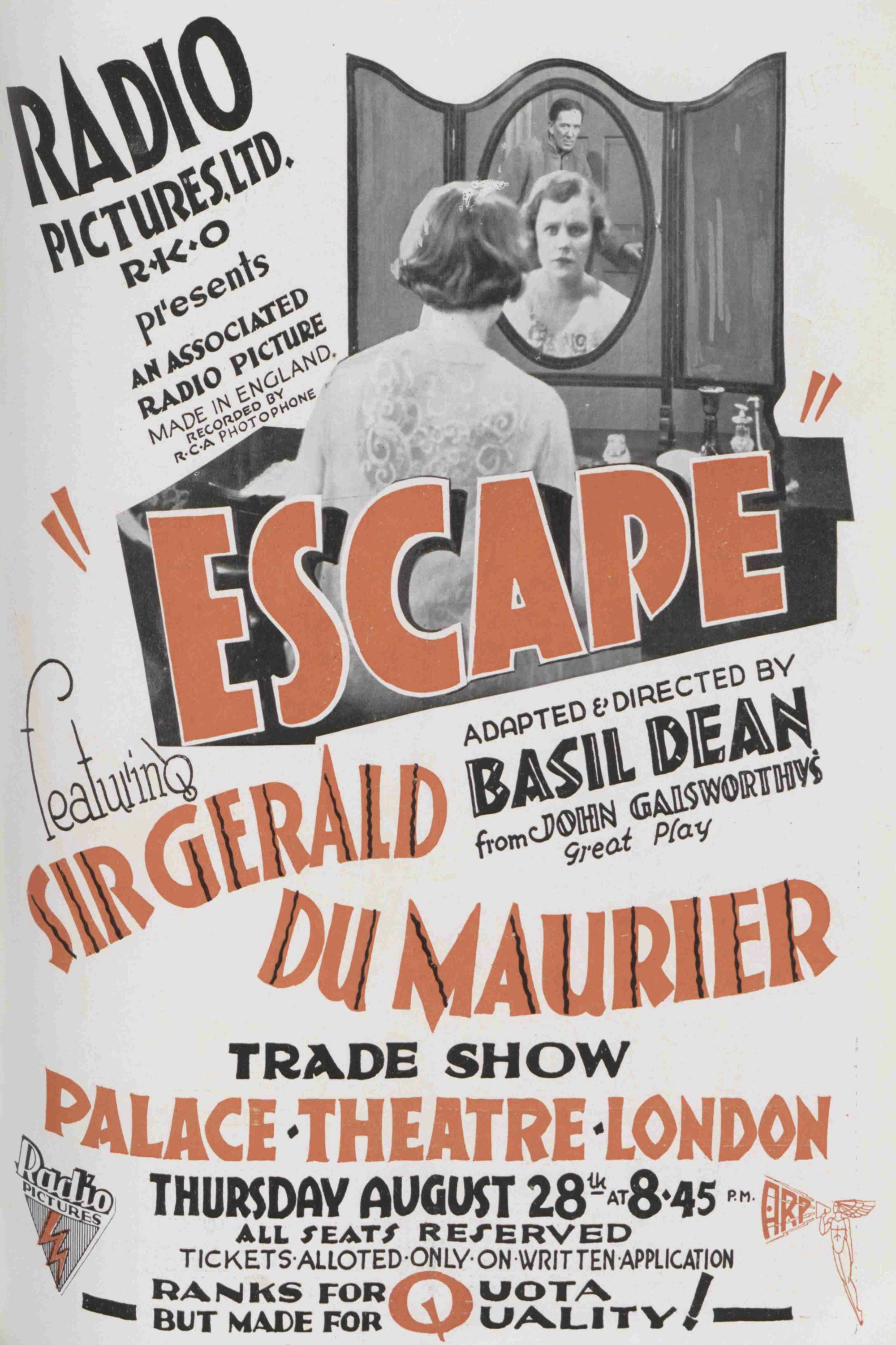 Escape! (1930) poster