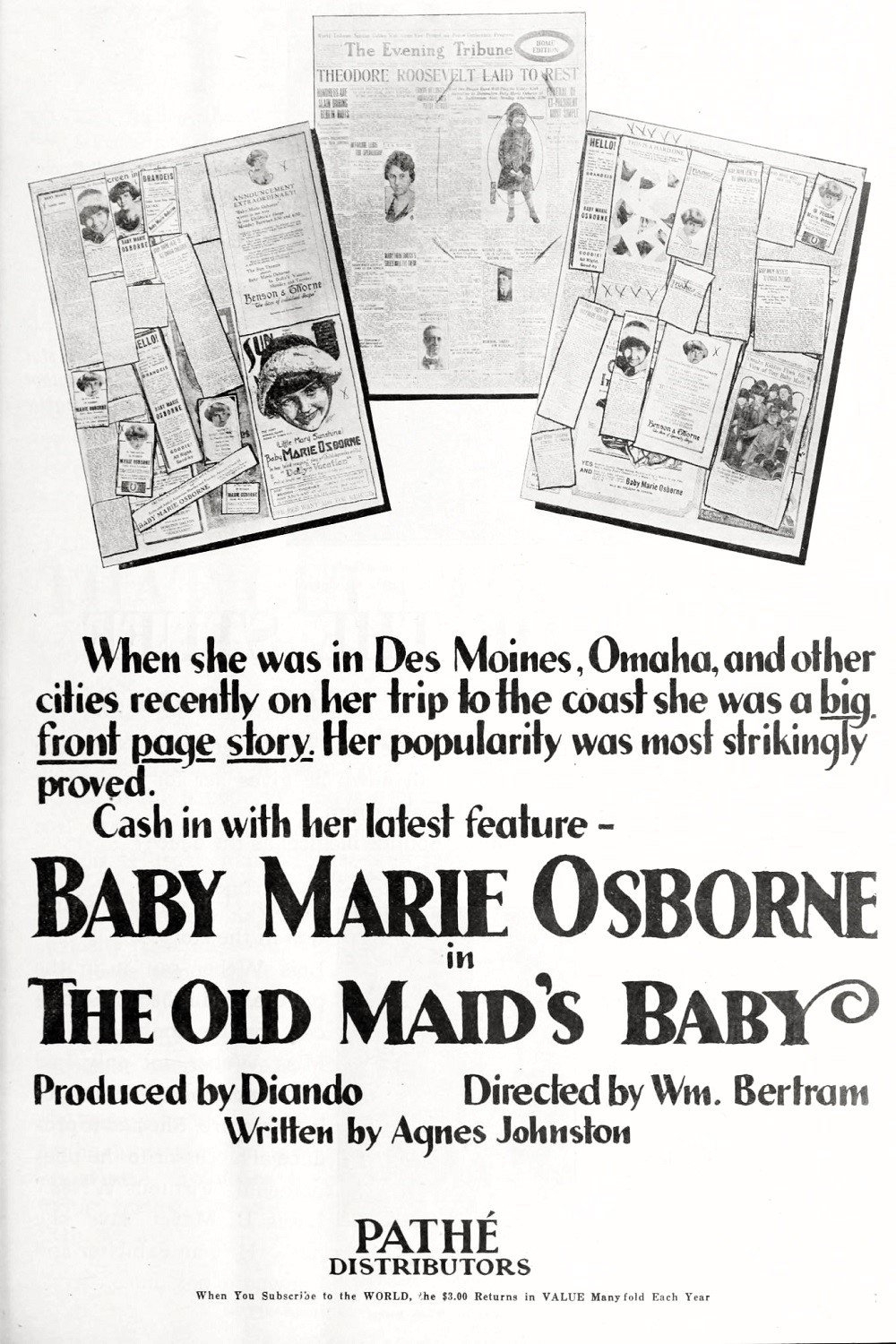 The Old Maid's Baby (1919) poster