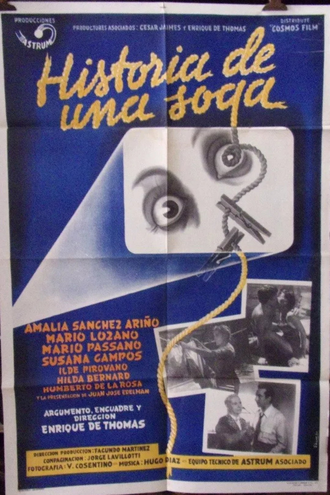 Story of a rope (1956) poster